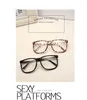 Luxury-Character art women's flat glasses frame female version frame square eyeglasses of the square eyeglasses vintage female style