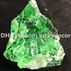 1000g Rare Green Green Obsidian Gemstone Crystal Spécimen minéral Taille aléatoire Forme de pierres de lave en verre volcanique naturel
