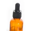 5pcs / Lab Supplies brown screw-on glass dropper multi standard sealed drop bottle