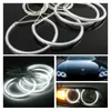 Neue 4 STÜCKE Auto Weiß Led CCFL Angel Eyes Halo Ringe Lichter Lampe Für BMW E36 E39 E46