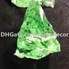 1000g Rare Green Green Obsidian Gemstone Crystal Spécimen minéral Taille aléatoire Forme de pierres de lave en verre volcanique naturel