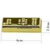 Metal Bullion Gold USB Flash Drive 128GB أحدث Desgin BAR USB3 0 محرك أقراص فلاش 64GB CLE MEMIMENT U Stick 4GB 8GB 16GB 32GB Pendrive173M