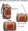 Moda Unisex Laptop Case Travel Plecak Carry-on Torba Zatwierdzony Weekender Duffle Plecak Płótno Rucksack Torby szkolne 16 cali Torebka