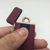 Le plus récent coloré USB en alliage de zinc charge cyclique briquet coupe-vent voyage portable conception innovante pour cigarette bong pipe
