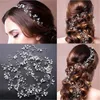 2019 Bridal Wedding Crystal Bride Hair Accessories Pearl Flower Headband Handmade Hairband Beads Decoration Hair Comb For Women