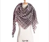 Mode- burst om nieuwe stijl te verkopen Bristle check sjaal sjaal nek driehoeksjaal 135x135x200cm
