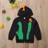 Criança menino desenhos animados hoodie crianças menino dinossauro crocodilo bordado camisola crianças roupas casuais menino outono inverno casaco de manga longa 06