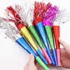 50PCS Colorful Tassel Paper Horn Whistle Noise Maker Children Gift Bag Filler Toys Birthday Christmas Party Favors