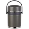 Camada Dupla Portátil Thermos Comida Lancheira Thermo Aquecida 1.9L de Aço Inoxidável 12 Horas almoço lancheira Container Escola Alimentar C18112301