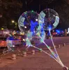 Nieuwe lichtgevende led ballonnen met stok gigantische heldere ballon verlichte ballon kinderen speelgoed verjaardagsfeestje bruiloft decoraties # 32652