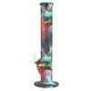 27 colors 14 limited edition silicone water smoke pipe bong for smoking herb tobacoo flower straight water pipe bong