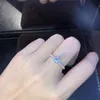 Rose Gold Diamond Ring Crystal Engagement Ringar För Kvinnor Smycken Kvinnor Ringar Vigselringar Sätter Mode Smycken 080518