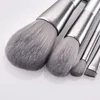 Premium 10Pcs Makeup brushes set for loose powder Eye shadow blush cosmetics Pro make up tools wood handle soft nylon hair DHL Free