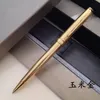 STOHOLEE Free Shipping Executive BallpointPen Office School Suppliers Metal Gold Silver Stationery Refill 0.7mm Pens of Writing
