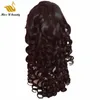 Doğal Renk Gevşek Dalga Saç Peruk Brezilyalı Virgin Humanhair Dantel Ön Peruk Siyah Kadınlar için