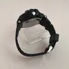 5 peças por lot silicone band aço inoxidável capa traseira Digital Moda Sport Man Watches Digital