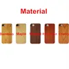 Verklig bambu / träfodral + PC-fodral för iPhone X XS Max XR 11 11PRO 11PROMAX Hard Cover Carving Wooden Bamboo Samsung Smartphone Shell Protector