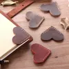 Vintage Heart-shaped Bookmark Full Grain Leather bookmarks Mini Corner Page Marker for Reader Handmade Rustic bookmarks