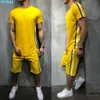 Wholesale-Men's sportswear jogging shorts T-shirt jacket jacket + pants sports sweat suit