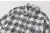 Мужские дизайнерские модные свободные рубашки в клетку, новый стиль, повседневные рубашки с длинными рукавами, модная блузка, уличные рубашки178e