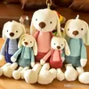 Joli jouet en peluche à longues oreilles, poupées de lapin, animaux en peluche, jouets pour enfants, oreiller de maintien pour Couples, cadeau de noël, vente en gros 11