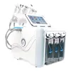 6 in 1 Aqua Hydra Water Dermabrasion Oxygen Spray with RF Bio Lifting Spa Face blackhead removal skin deep cleansing machine