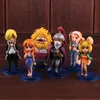 Acção Figura Uma peça Sanji Nami Wanda Cenoura Inuarashi Nekomamushi PVC Collectible Modelo brinquedo 6pcs / conjunto