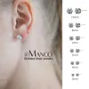 e-Manco 6 Size stud earrings for women classic luxury earrings women Minimalist Bling Zircon earring fashion ear stud jewelry Y200323
