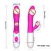 30 velocità doppia vibrazione G-spot vibratore vibratori del coniglio in silicone impermeabile massaggiatore giocattolo del sesso prodotti del sesso rosa viola gratuito da DHL