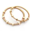 Tytanium Stola śrubowa Bransoletka Bransoletka Banles Mężczyznę z 6 śrubą nici Rose Gold Bracelets Bracelets do biżuterii pary W7FQ