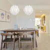 Pendant Lamps Simple Restaurant Bedroom Aisle chandelier Resin creative personality Chandelier Snowball honeycomb Nordic style and lanterns