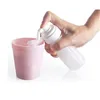 100ml Travel Foamer Bottle Tom Pet Plastskum Pump Flaskor Hand Tvätta Tvål Mousse Ansikte Clean Cream Dispenser Container Jar