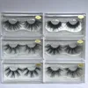 2019 새로운 거짓 속눈썹 3D 밍크 속눈썹 25mm 자연 긴 밍크 Lashes 높은 볼륨 푹신한 속눈썹 메이크업 도구