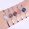 Natuursteen Armbanden Armbanden voor Vrouwen Kleurrijke Crystal Quartz Druzy Charms Armband Nieuwe Verzilverd Zomer Dame Meisjes Strand Sieraden