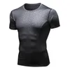 Homens Gym Camiseta Esporte T Camisa Masculina Manga Curta Running Fitness Basquete Treinamento Treinamento Tees Fitness Quick Dry Tops