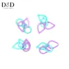 D&D 40 60 100pcs 2 Colors Plastic Knitting Stitch Markers Crochet Locking Tool Craft Ring Knitting Tools262d