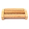 1PCS High quality Wooden Foot Massage Roller Massage Feet Plantar Fasciitis Roller Reflexology C181228018337225