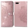 Bling Diamond Wallet Ledertaschen für iPhone 15 14 13 12 11 Pro XS MAX XR X 8 7 6 Samsung S23 Ultra Spitze Datura Kartensteckplatz Aufdruck Blume Luxus Halter Abdeckung Shinny PU Tasche