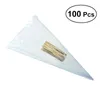 هدية التفاف 100PCSLOT DIY حفل زفاف حفلة عيد ميلاد حلوة Cellophane Clear Cane Cone Valcs Bags Organza Decoration Factory 6018098