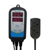 Pre-Wired Digital Dual Stage Temperature Controller Outlet Thermostats met Timer voor Brewing Seed Germination Controllers Snelle verzending