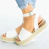 Shujhin Wedges Skor för kvinnor Storlek 42 Sandaler Högklackat Sommarskor 2019 Flop Chaussures Femme Platform Sandals 2019 Y190706