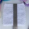 Tyg Sytillbehör Baby Headband 15x15cm DIY Tulle Spool Tutu Crochet Bröst Wrap Tube Apparel Supplies Girl Kjol