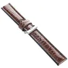 High Quality 20mm 22mm Black Brown Gray Leather Watch Band Wristwatch Strap Replacement Bracelet Belt Pin Buckle Spring Bars6550373