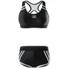 AxeSea Kadınlar Spor Mayo Mahsul Tankı Bikini Set Spor Yoga Iki Parçalı Mayo Erkek Kısa Tankini Voleybol Beachwear