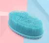 Baby Bath Scrubber Shower Cleaner Bath Brush Silicone Bath Scalp Massager Body Cleaning Massage Brush Baby Scrubs