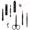 Nieuwe Collectie Manicure Set Professionele Zwarte Rvs Nagel Clipper Kit Vinger Pluier Nails Art Pedicure Teen Nail Tools Set