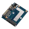 Freeshipping Nowy Hot Mini PCI-E MSATA do 2,5 "SATA Adapter Converter Card Module Blue Board Hurt