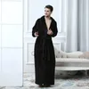 Extra Long Thick Waffle Coral Fleece Winter Warm Bath Robe Men Women Flannel Kimono Bathrobe Male Dressing Gown Mens Nightwear T207108494