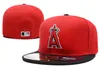 2020 Angels Colore rosso Lettera A Berretti da baseball aderenti Logo della squadra ricamato Sport Cappelli chiusi piatti Moda all'aperto Hip Hop Chapeau 6334941