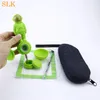 Dab Straw Smoking Kits 4,9 tum Multifunktion Silikonrör Bong Portable Moon Astronaut Pipe With Smoking Accessorie Kits Gifts Box